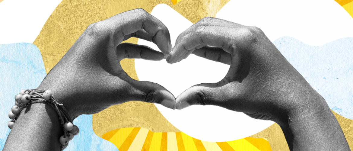 Hands making a heart